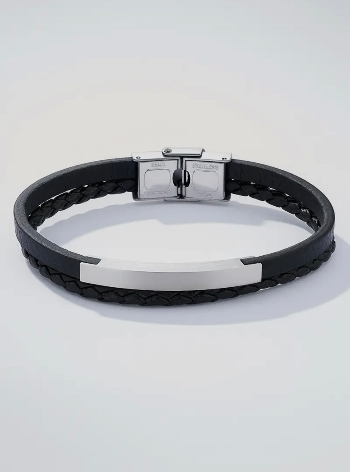 Hassaan - Maskulines Edelstahl-Armband für starke Männer